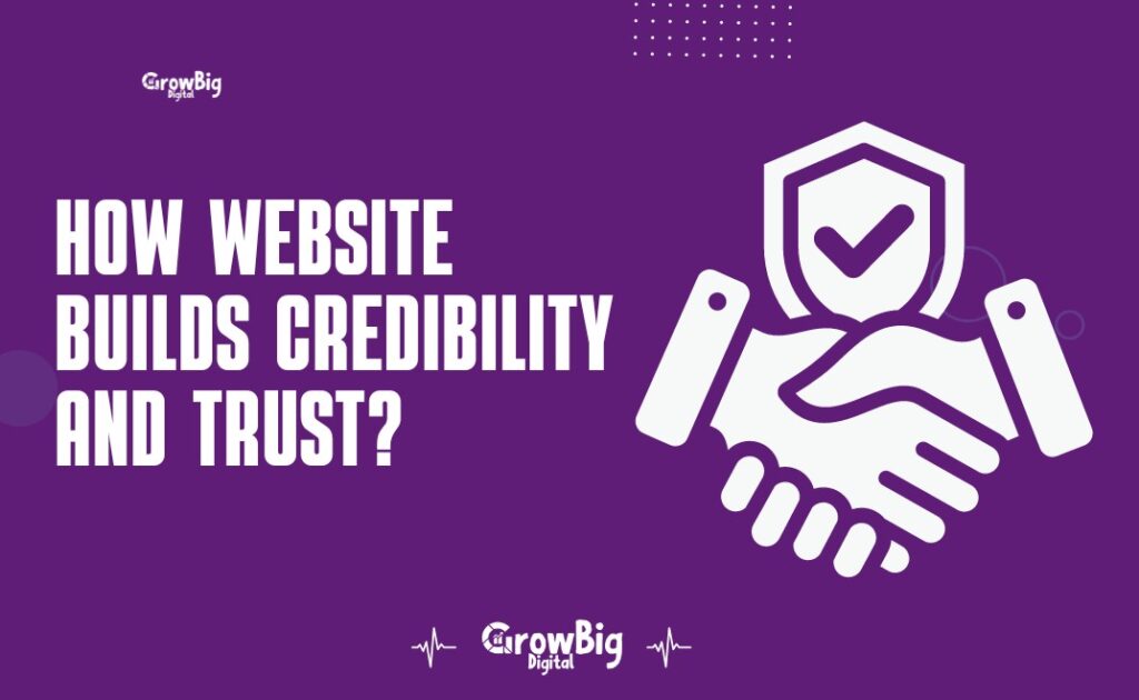 Website Builds Credibility and Trust